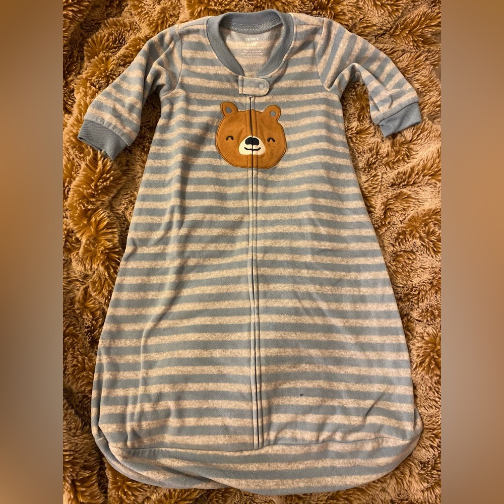 Like new Carters baby bear sleep sack 6-9 months